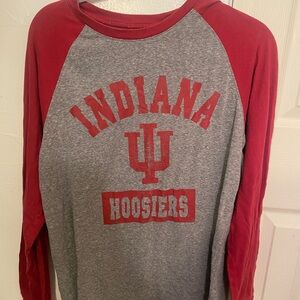 Colosseum Indiana University Red and Gray Tee